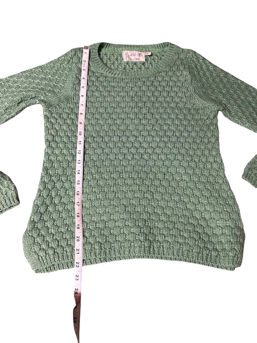 Field Flower GreenTextured Knit
Sweater Medium Boho
Antropologie Style - Picture 9 of 9